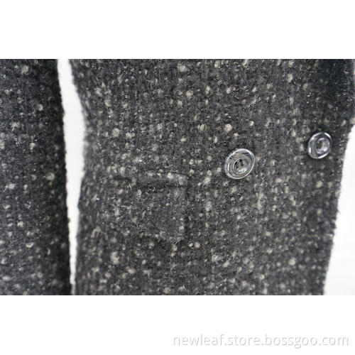 Damen Anzug Jacke Doppelbrustes Kragen abbauten